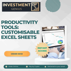 Productivity Tools: Customisable Excel Sheets