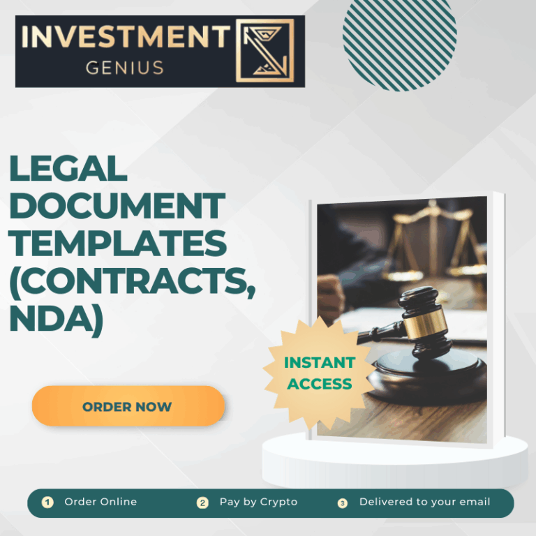 Legal document templates (Contracts, NDAs etc)